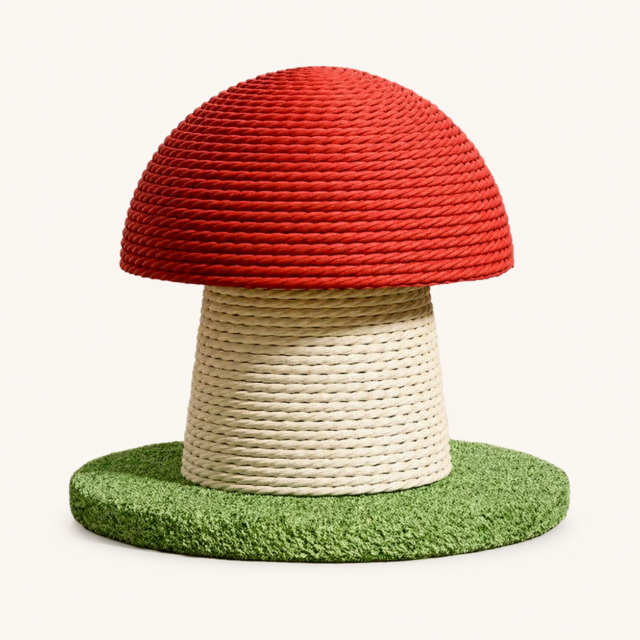 Neko Kinoko – Griffoir champignon en sisal – S – photo principale