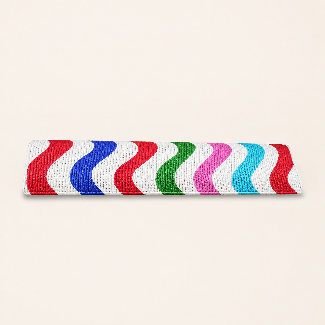 Neko Kizu – Multicolore / S – 30 × 9 cm – bande griffoir adhésive sur fond beige