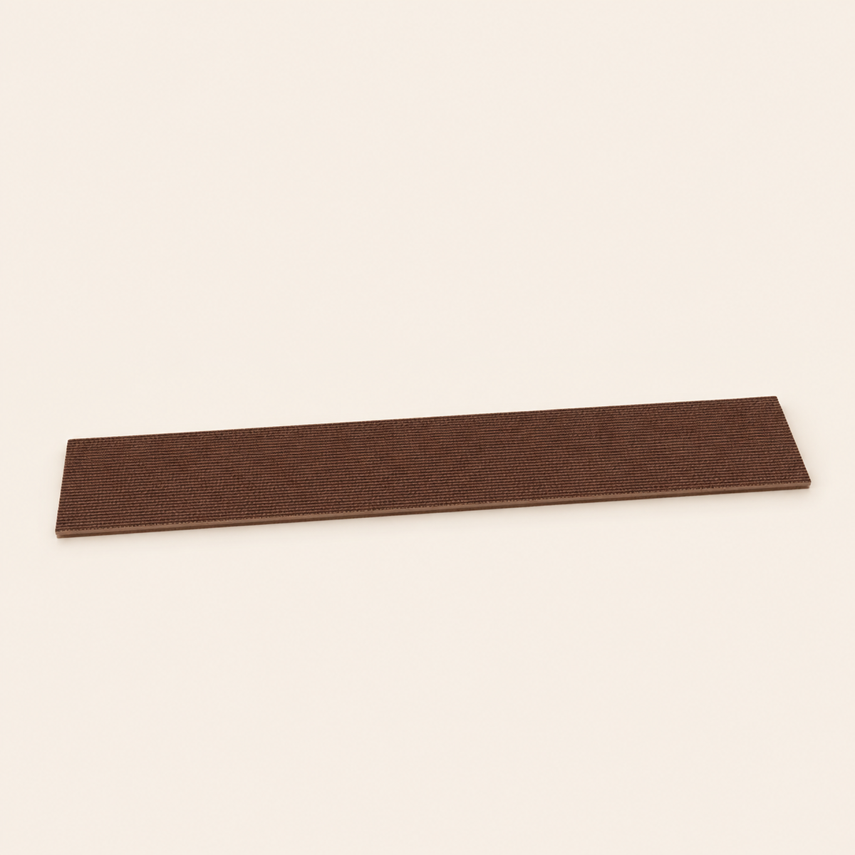 Neko Kizu – Brun / L – 50 × 9 cm – bande griffoir adhésive sur fond beige