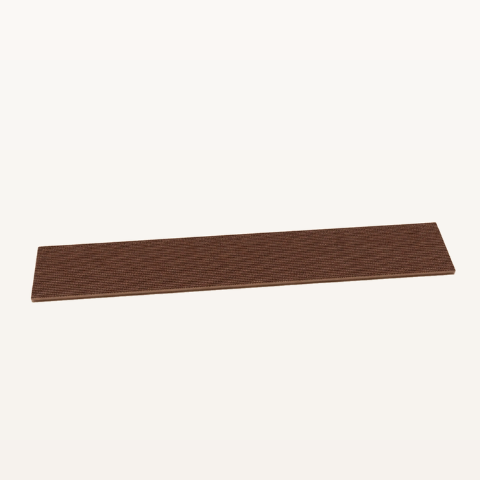 Neko Kizu – Brun / L – 50 × 9 cm – bande griffoir adhésive sur fond beige