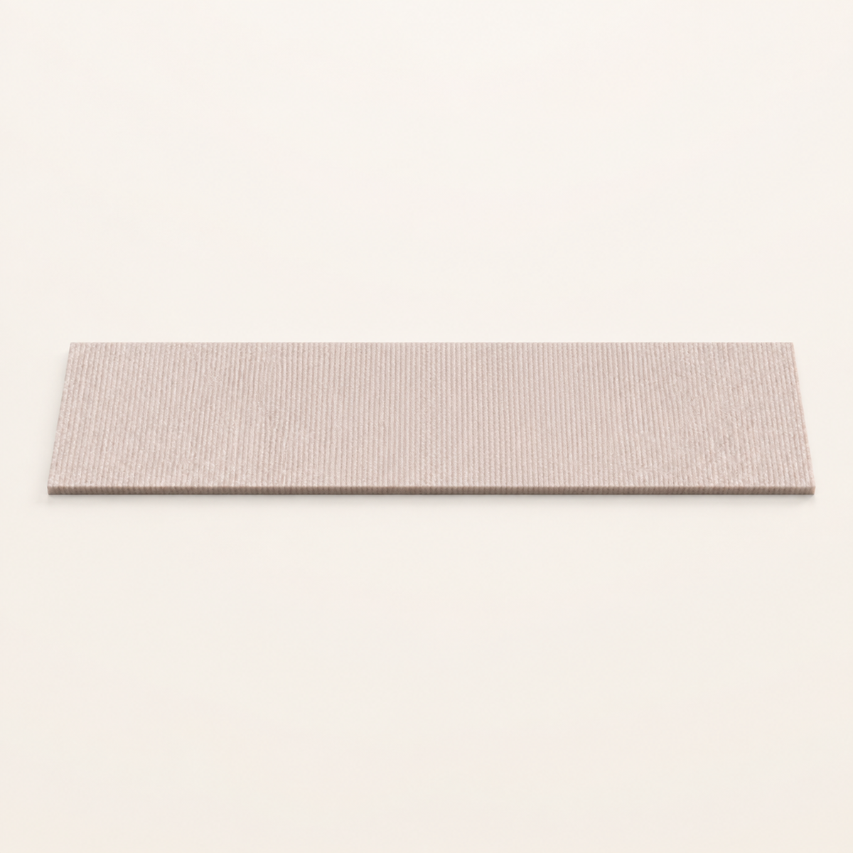 Neko Kizu – Blanc chaud / S – 30 × 9 cm – bande griffoir adhésive sur fond beige