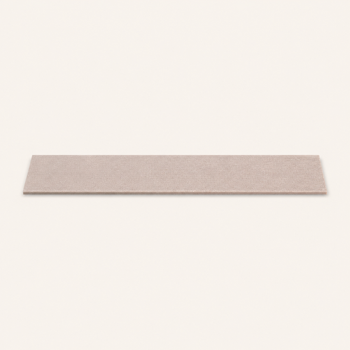 Neko Kizu – Blanc chaud / L – 50 × 9 cm – bande griffoir adhésive sur fond beige