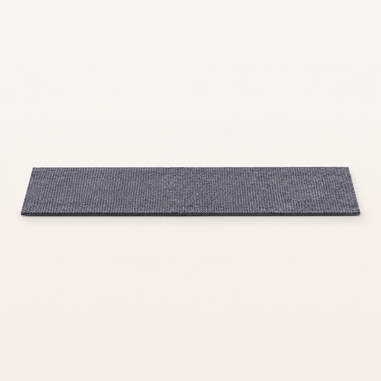 Neko Kizu – Gris / S – 30 × 9 cm – bande griffoir adhésive sur fond beige