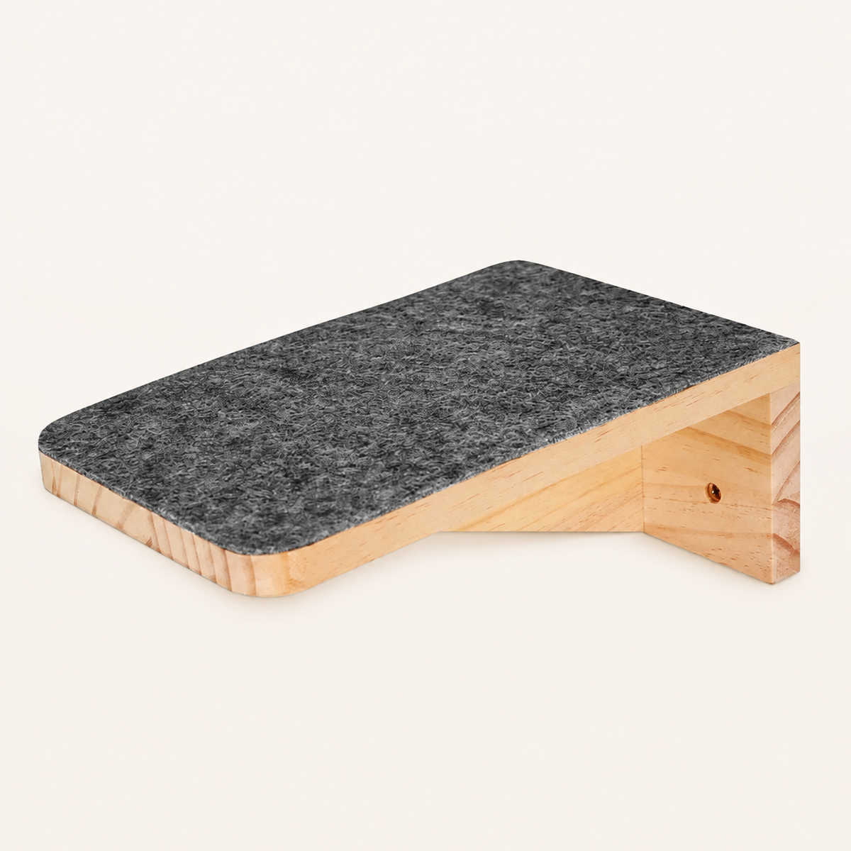 Neko Kumo – Marche en feutre sur fond beige, sans dimensions