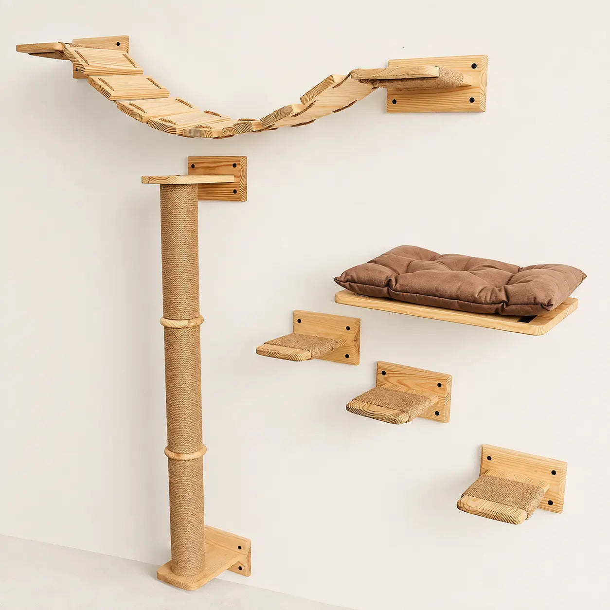 Neko Kumo – Parcours mural modulable pour chat