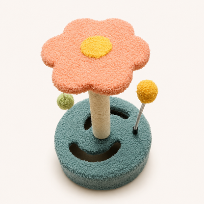 Neko Minka – Petit arbre à chat avec niche et griffoir – Modèle B – photo principale