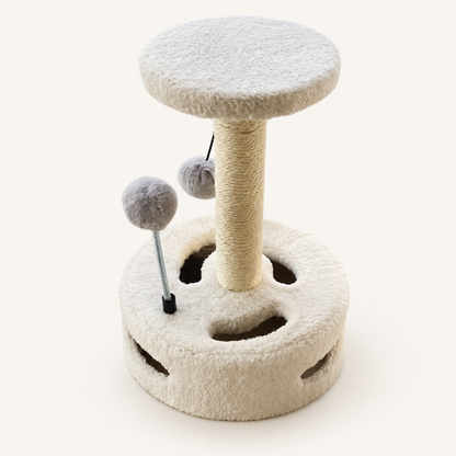 Neko Minka – Petit arbre à chat avec niche et griffoir – Modèle C – photo principale