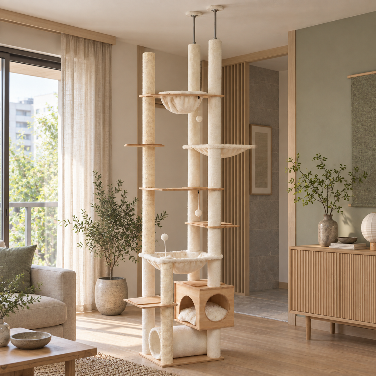 Neko Mori — configuration photographiée mise en situation dans un intérieur d’inspiration japonaise