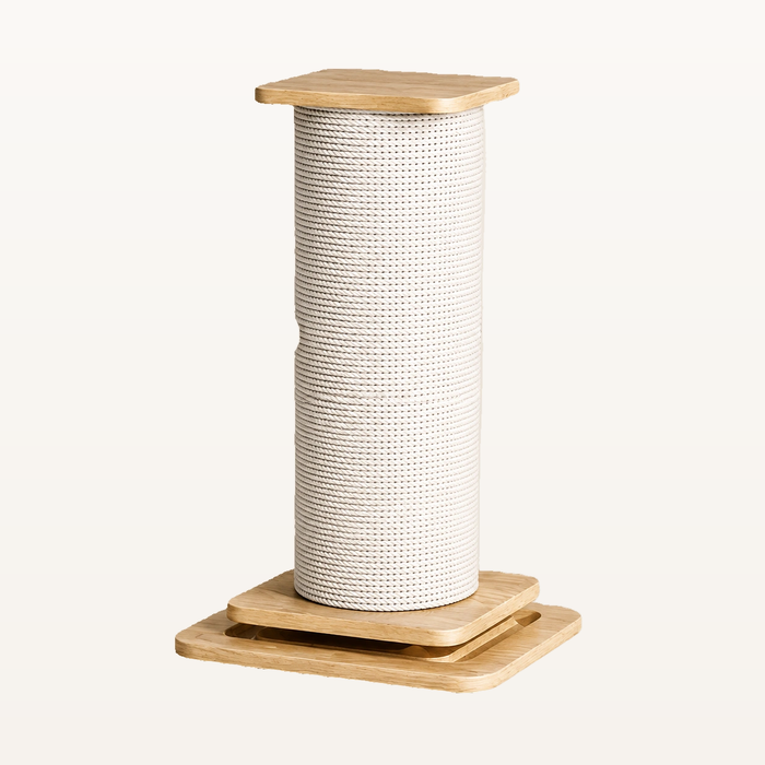 Neko Nobori poteau griffoir 60 cm sur fond beige