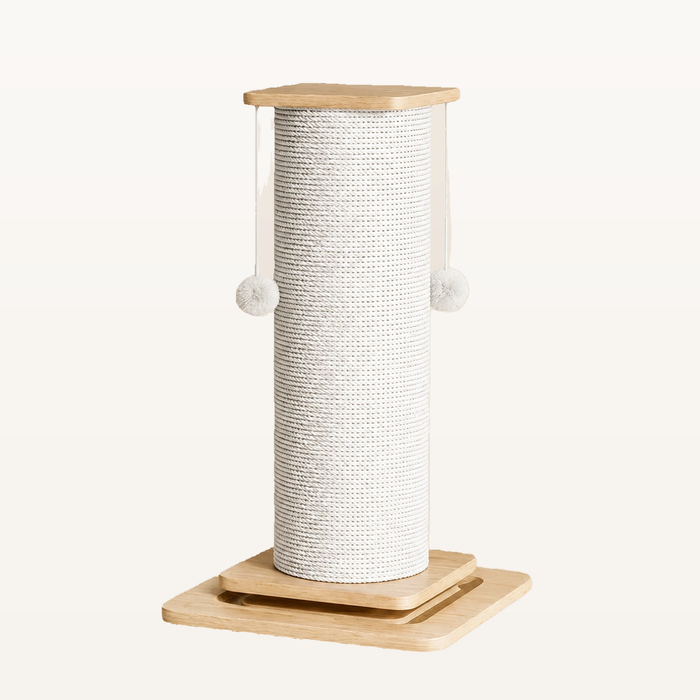 Neko Nobori poteau griffoir 80 cm sur fond beige