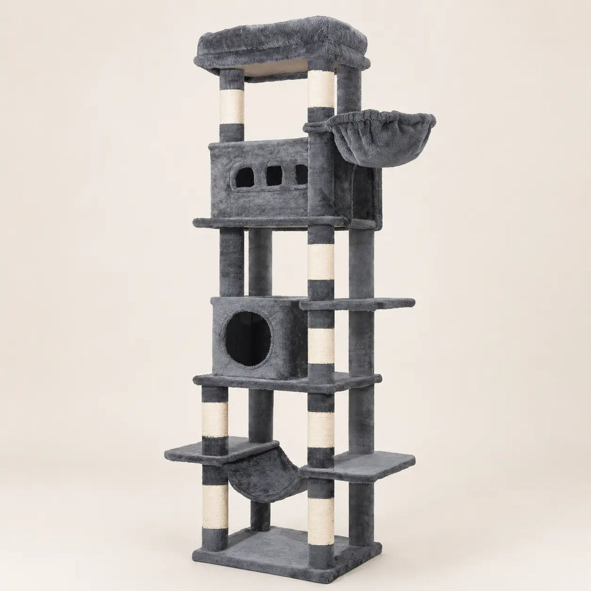 Neko Oki – Arbre à chat 170 cm avec tapis lavable