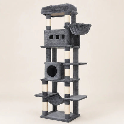 Neko Oki – Arbre à chat 170 cm avec tapis lavable