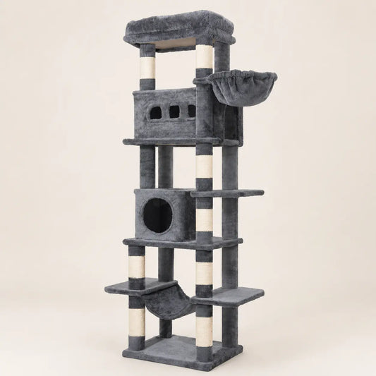 Neko Oki – Arbre à chat 170 cm avec tapis lavable