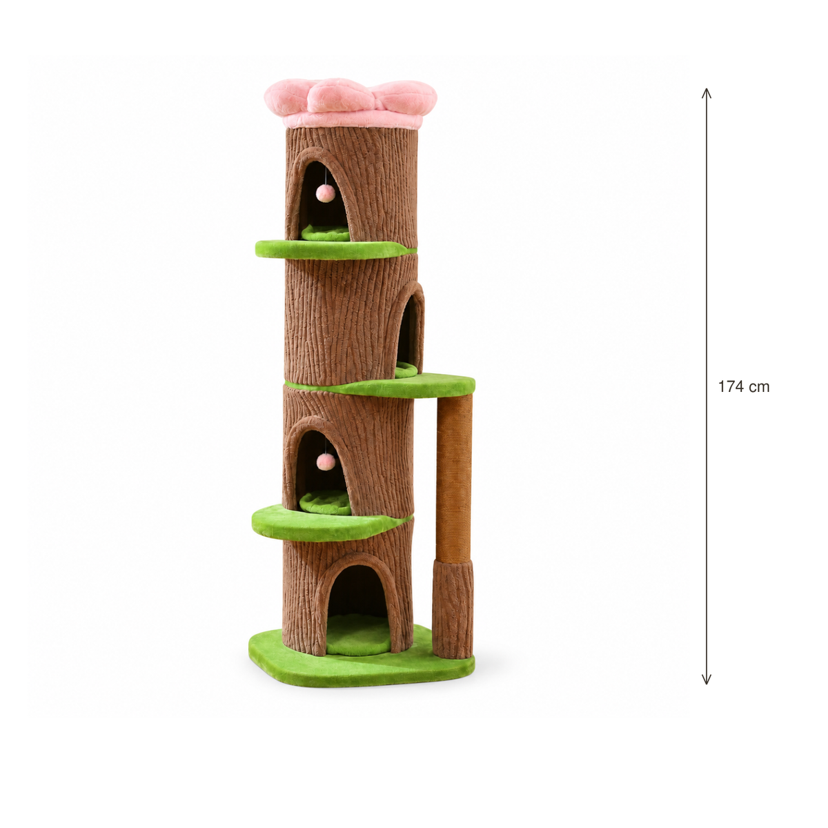 Neko Kodama – Arbre à chat forêt – 174 cm — hauteur 174 cm