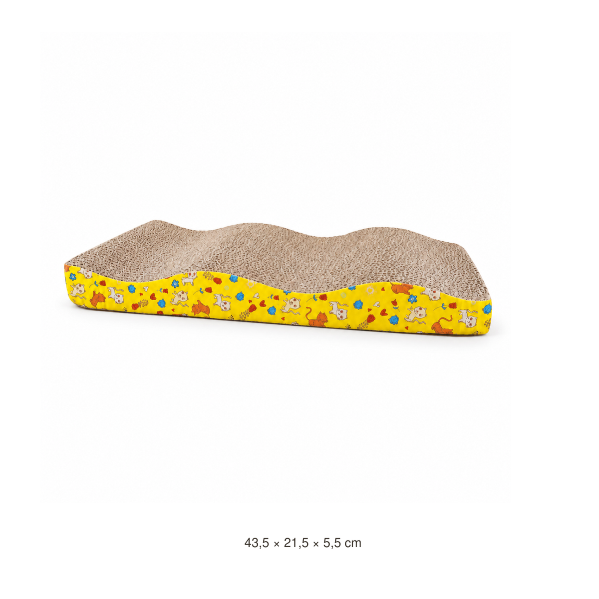Neko Sofa – Griffoir en carton – Vague — dimensions