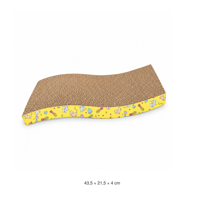 Neko Sofa – Griffoir en carton – Forme S — dimensions