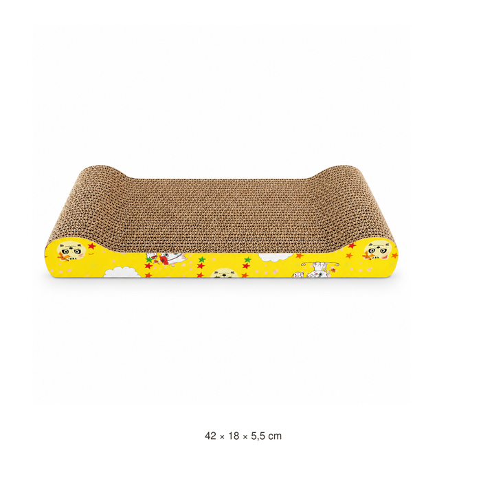 Neko Sofa – Griffoir en carton – Forme os — dimensions