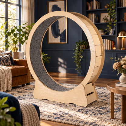 Neko Kuruma – Roue d’exercice pour chat – 132 cm — mise en situation 1