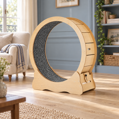 Neko Kuruma – Roue d’exercice pour chat – 91 cm — mise en situation