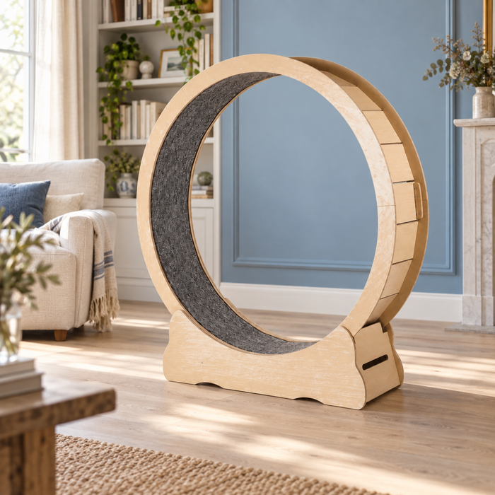 Neko Kuruma – Roue d’exercice pour chat – 132 cm — mise en situation