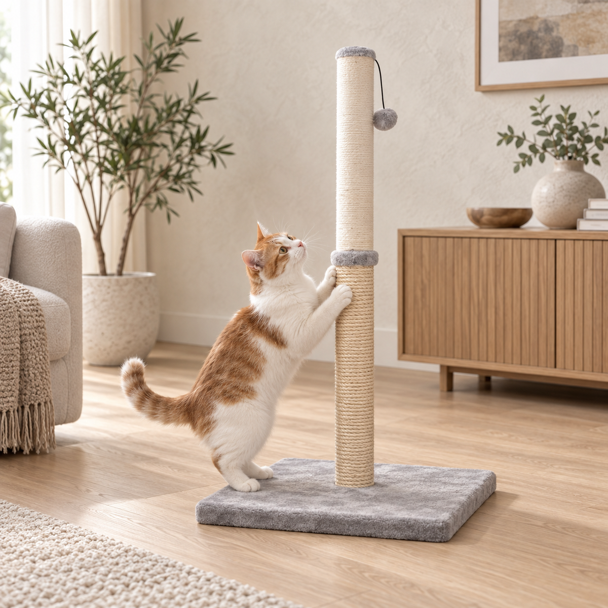 Neko Tō — scène illustrative avec un chat griffant la partie basse