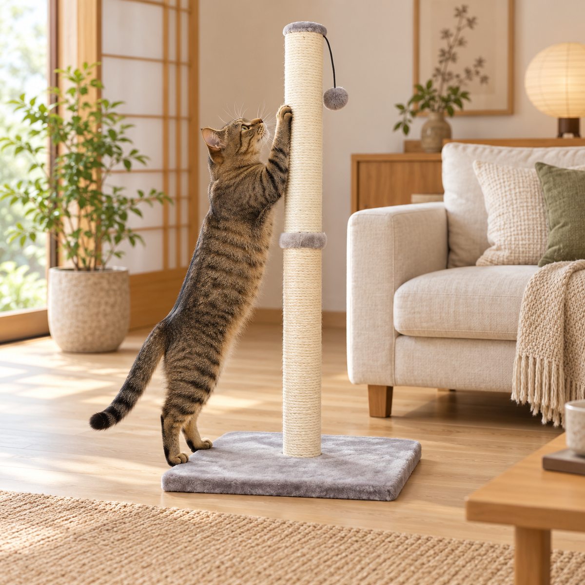 Neko Tō avec un chat griffant la partie haute