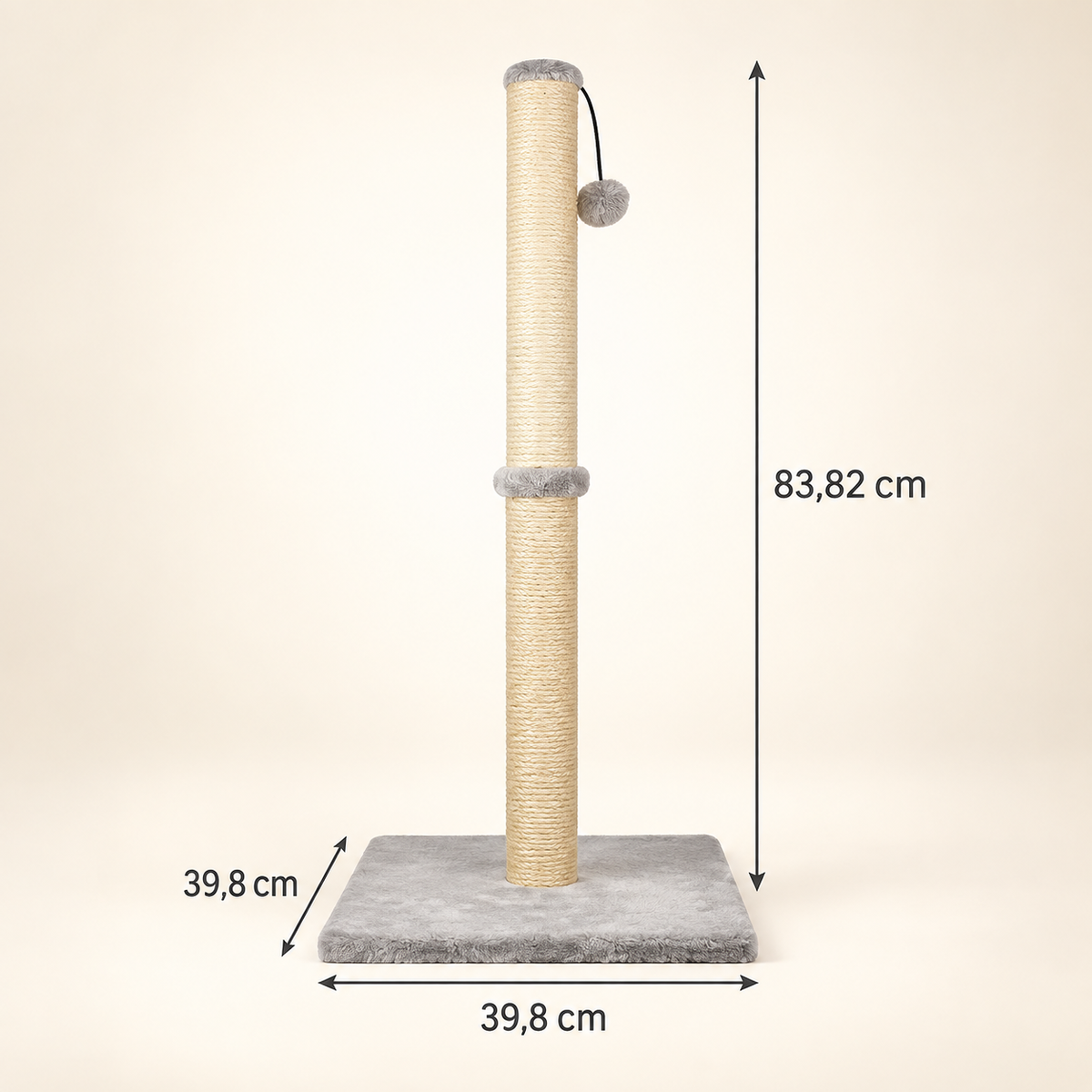 Neko Tō — hauteur 83,82 cm et base 39,8 × 39,8 cm