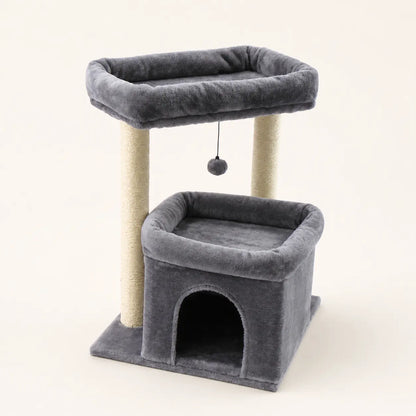 Neko Yume – Arbre à chat compact avec double perchoir