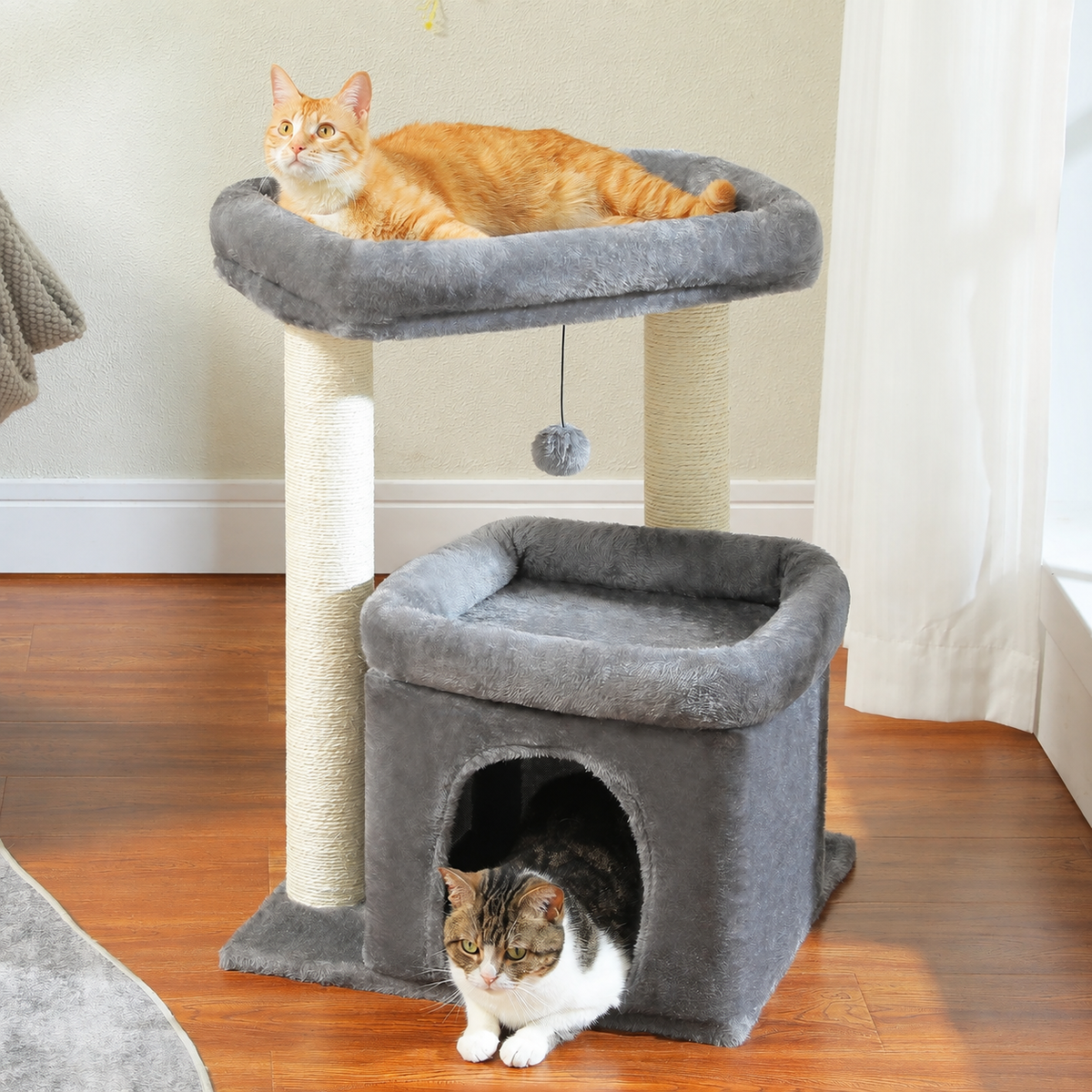 Neko Yume – Modèle A – Gris – vue sans marquage fournisseur