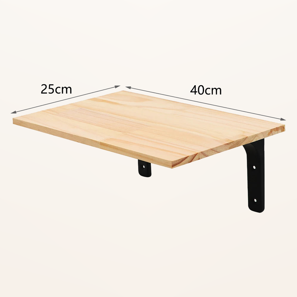 Neko Kumo – Parcours mural modulable pour chat – Plateforme A – fond beige avec dimensions